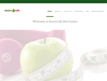 Tablet Screenshot of greenlifedietcenter.com